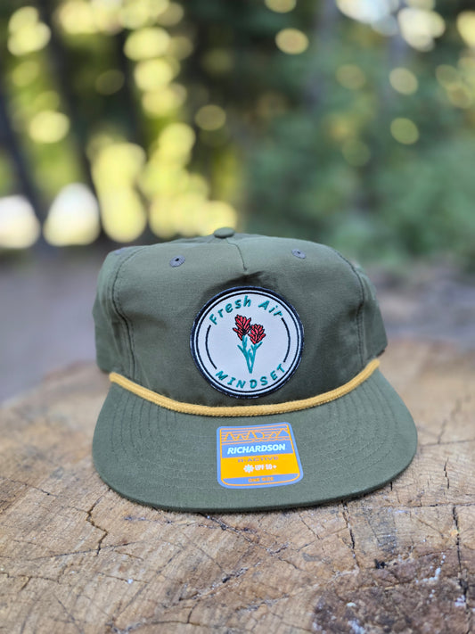 F.A.M Wildflower Flat Brim Cap