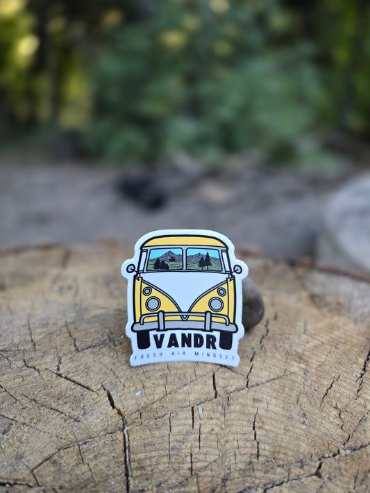 VW Mountain Sticker