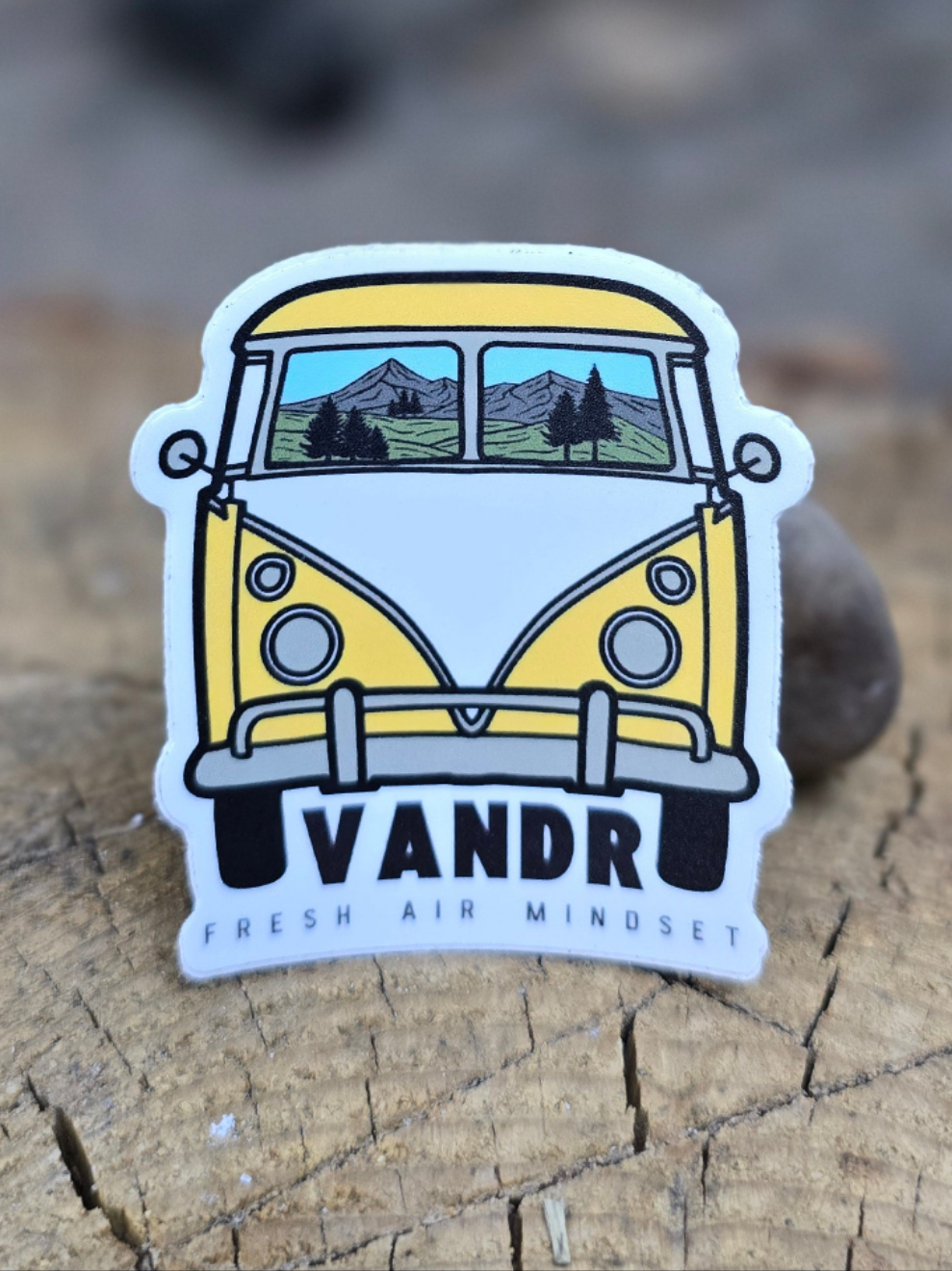 VW Mountain Sticker